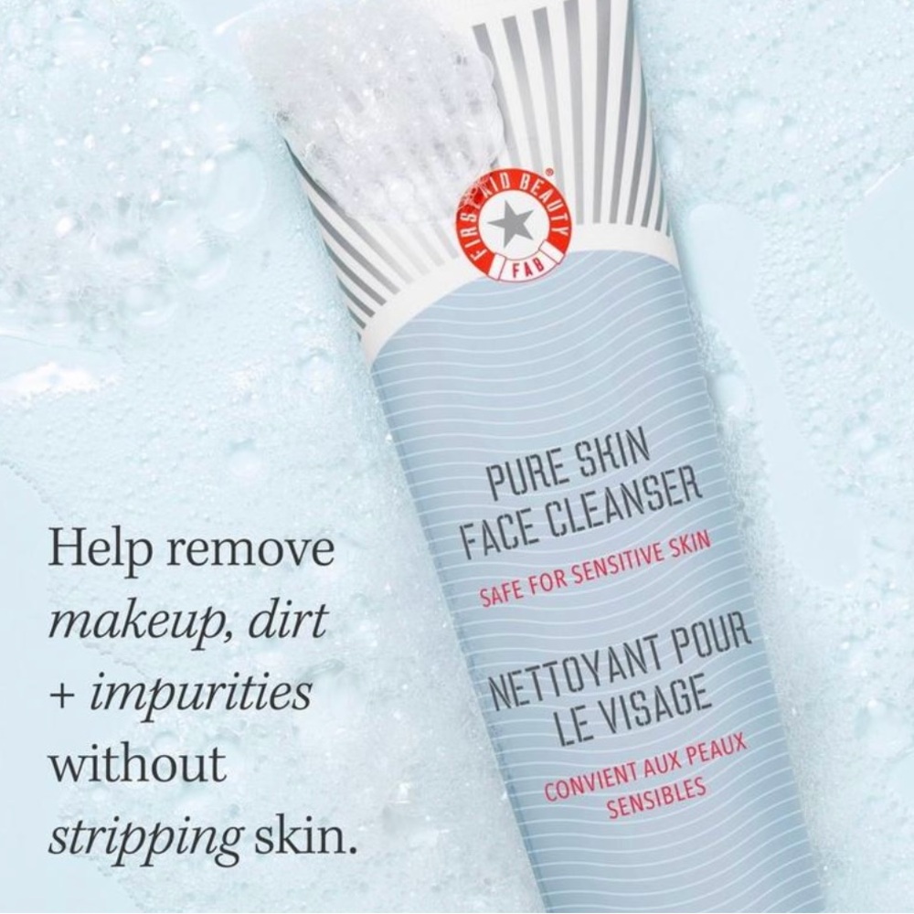 🫧BRAND NEW🫧 FIRST AID BEAUTY Pure Skin Face Cleanser 🫧TRAVEL SIZE🫧